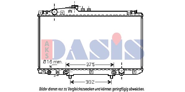 AKS DASIS Radiaator,mootorijahutus 210127N